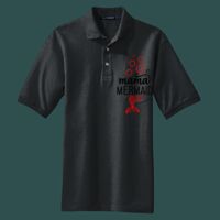 Heavyweight Cotton Pique Polo with Pocket Thumbnail