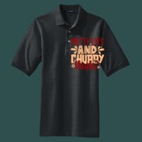 Heavyweight Cotton Pique Polo with Pocket Thumbnail