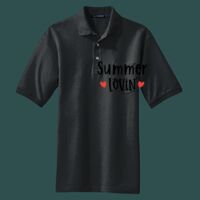 Heavyweight Cotton Pique Polo with Pocket Thumbnail