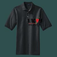 Heavyweight Cotton Pique Polo with Pocket Thumbnail