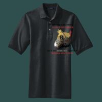 Heavyweight Cotton Pique Polo with Pocket Thumbnail