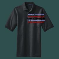Heavyweight Cotton Pique Polo with Pocket Thumbnail
