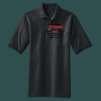 Heavyweight Cotton Pique Polo with Pocket Thumbnail