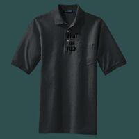 Heavyweight Cotton Pique Polo with Pocket Thumbnail