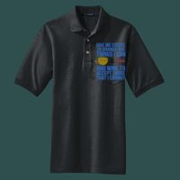 Heavyweight Cotton Pique Polo with Pocket Thumbnail