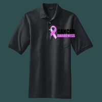Heavyweight Cotton Pique Polo with Pocket Thumbnail