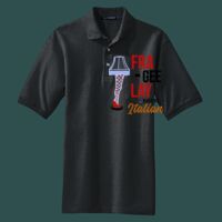 Heavyweight Cotton Pique Polo with Pocket Thumbnail