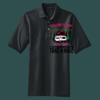 Heavyweight Cotton Pique Polo with Pocket Thumbnail