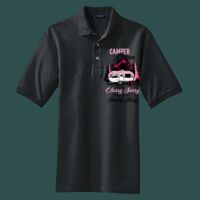 Heavyweight Cotton Pique Polo with Pocket Thumbnail