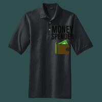 Heavyweight Cotton Pique Polo with Pocket Thumbnail