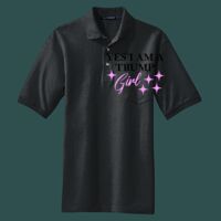 Heavyweight Cotton Pique Polo with Pocket Thumbnail