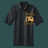 Heavyweight Cotton Pique Polo with Pocket Thumbnail