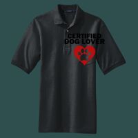 Heavyweight Cotton Pique Polo with Pocket Thumbnail