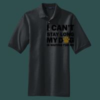 Heavyweight Cotton Pique Polo with Pocket Thumbnail