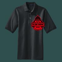 Heavyweight Cotton Pique Polo with Pocket Thumbnail
