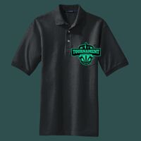 Heavyweight Cotton Pique Polo with Pocket Thumbnail