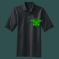 Heavyweight Cotton Pique Polo with Pocket Thumbnail
