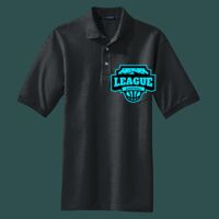 Heavyweight Cotton Pique Polo with Pocket Thumbnail
