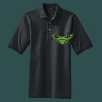 Heavyweight Cotton Pique Polo with Pocket Thumbnail