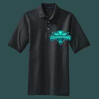 Heavyweight Cotton Pique Polo with Pocket Thumbnail