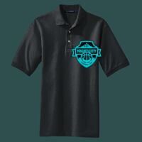 Heavyweight Cotton Pique Polo with Pocket Thumbnail