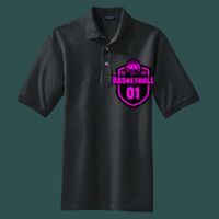 Heavyweight Cotton Pique Polo with Pocket Thumbnail
