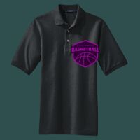 Heavyweight Cotton Pique Polo with Pocket Thumbnail