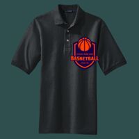 Heavyweight Cotton Pique Polo with Pocket Thumbnail
