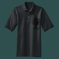 Heavyweight Cotton Pique Polo with Pocket Thumbnail