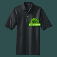 Heavyweight Cotton Pique Polo with Pocket Thumbnail