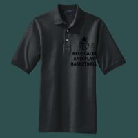 Heavyweight Cotton Pique Polo with Pocket Thumbnail