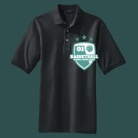 Heavyweight Cotton Pique Polo with Pocket Thumbnail