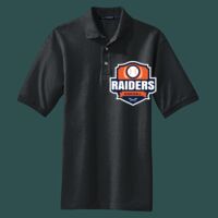 Heavyweight Cotton Pique Polo with Pocket Thumbnail