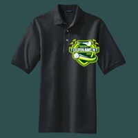 Heavyweight Cotton Pique Polo with Pocket Thumbnail