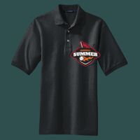 Heavyweight Cotton Pique Polo with Pocket Thumbnail