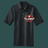 Heavyweight Cotton Pique Polo with Pocket Thumbnail