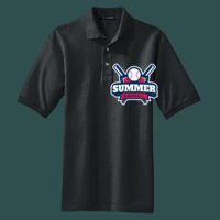 Heavyweight Cotton Pique Polo with Pocket Thumbnail