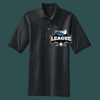 Heavyweight Cotton Pique Polo with Pocket Thumbnail