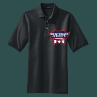 Heavyweight Cotton Pique Polo with Pocket Thumbnail