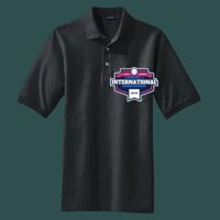 Heavyweight Cotton Pique Polo with Pocket Thumbnail
