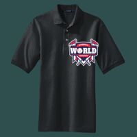 Heavyweight Cotton Pique Polo with Pocket Thumbnail