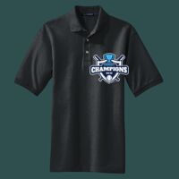 Heavyweight Cotton Pique Polo with Pocket Thumbnail