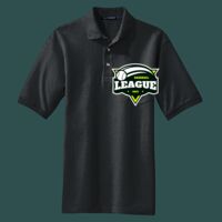 Heavyweight Cotton Pique Polo with Pocket Thumbnail