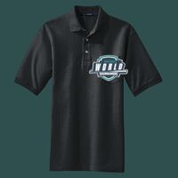 Heavyweight Cotton Pique Polo with Pocket Thumbnail