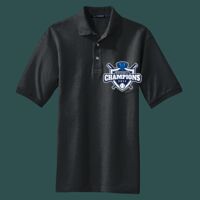 Heavyweight Cotton Pique Polo with Pocket Thumbnail