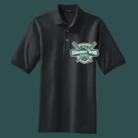 Heavyweight Cotton Pique Polo with Pocket Thumbnail