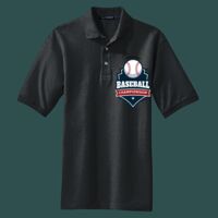 Heavyweight Cotton Pique Polo with Pocket Thumbnail