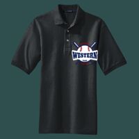 Heavyweight Cotton Pique Polo with Pocket Thumbnail