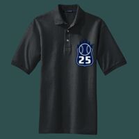 Heavyweight Cotton Pique Polo with Pocket Thumbnail