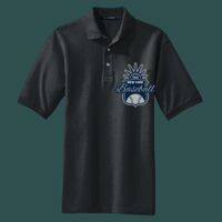 Heavyweight Cotton Pique Polo with Pocket Thumbnail